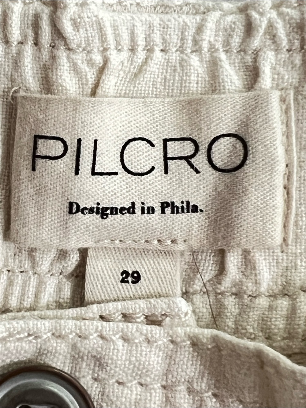 Anthropologies Pilcro Tidal Cargo Shorts Linen Blend lightweight Soft Size 29 - Picture 9 of 10